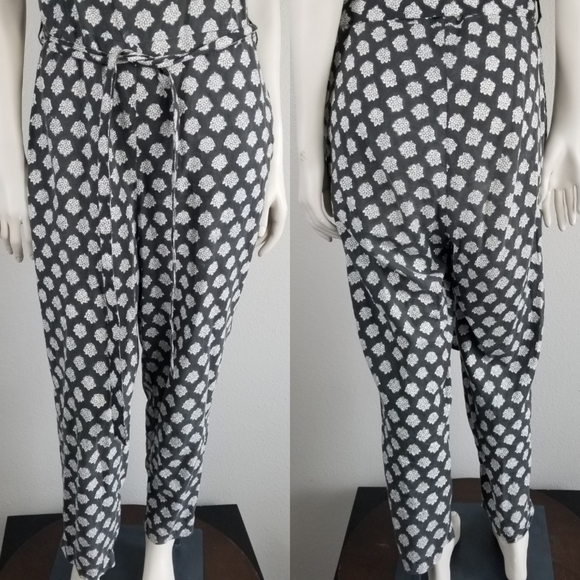 Outerknown Summer Sunday Suit Romper Playsuit in Pitch Black Lantana Size Small - Picture 6 of 12